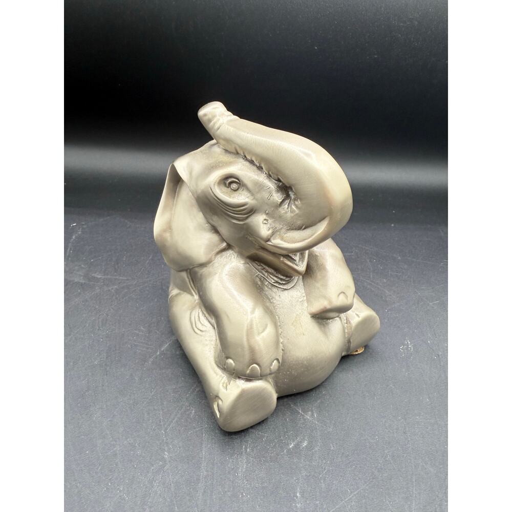 Rare Cast Metal 7” Elephant - great condition